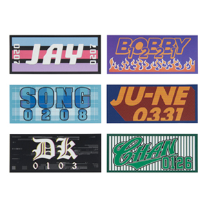 BIRTHDAYタオルステッカー(ランダム全6種)